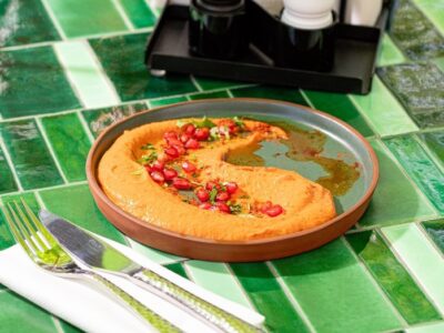 Grilled Red Pepper Humus